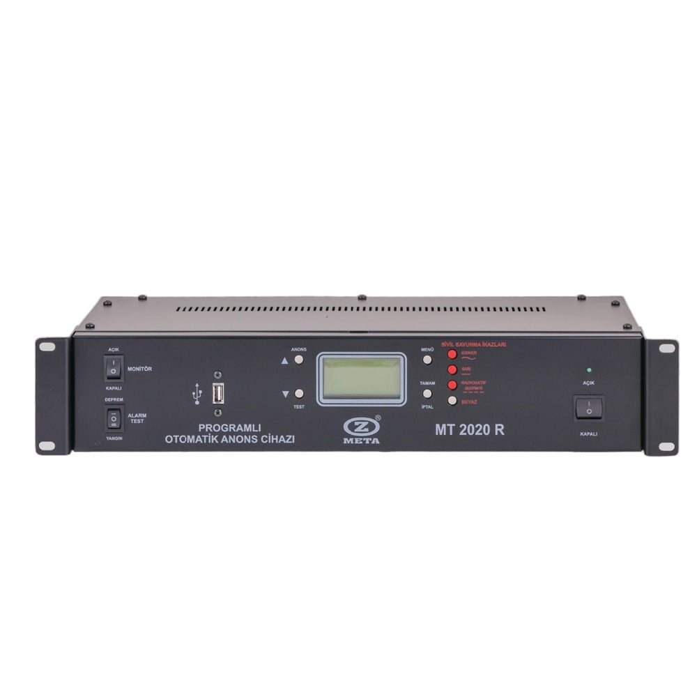 WEST SOUND MT 2020 PROGRAMLI OTOMATİK ANONS CİHAZI