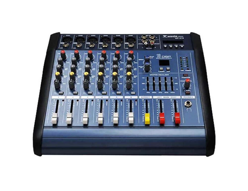 WESTA DP-416 - 6 KANAL POWER MİKSER 2X150W 4 OHM
