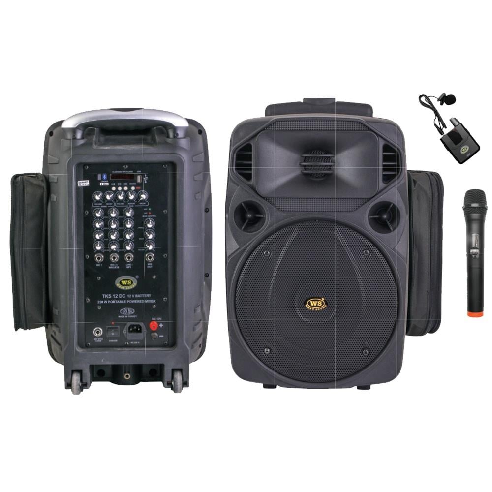 WESTSOUND TKS 12 DC 12İNÇ 250 WATT AKTİF TAŞINABİLİR HOPARLOR