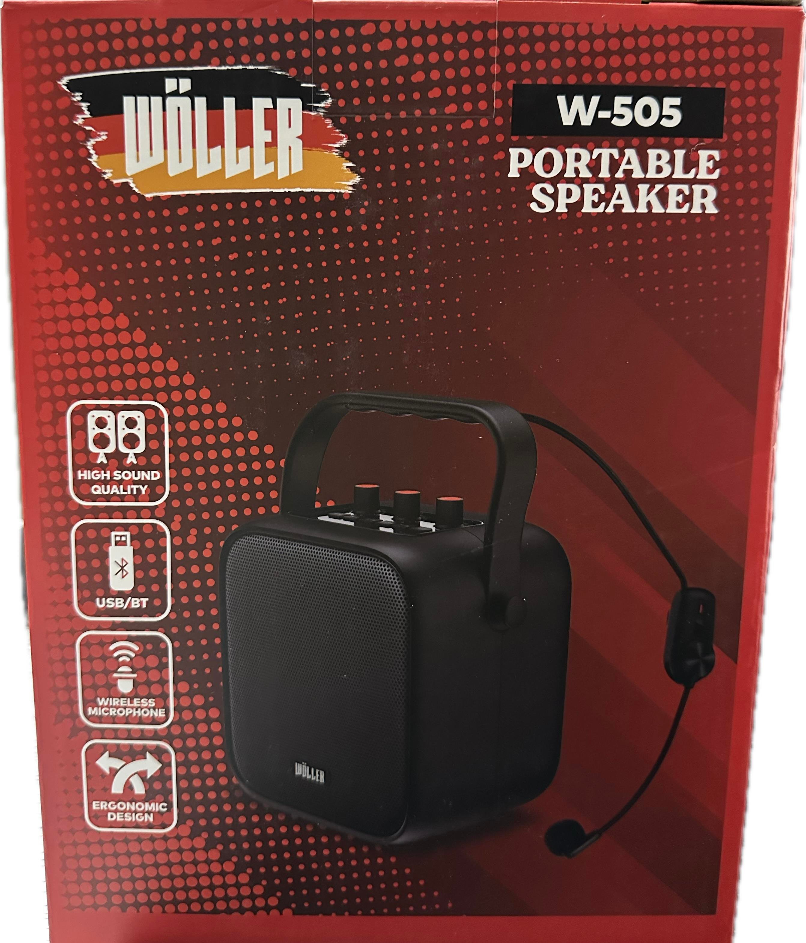 WÖLLER W-505H 70 WATT TEK KAFA (HEADSET) TELSİZ MİKROFON TAŞINABİLİR HOPARLOR