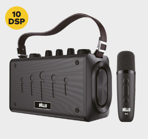 WÖLLER W-600E 100 WATT 10 DSP EFEKTLİ TAŞINABİLİR HOPARLÖR