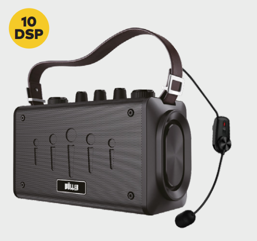 WÖLLER W-600H 100 WATT 10 DSP EFEKTLİ TAŞINABİLİR HOPARLÖR