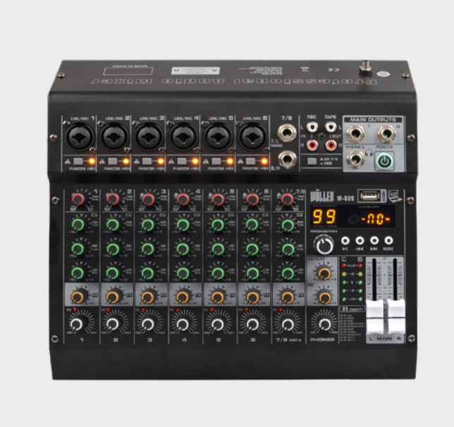 バウンサー WÖLLER W-809 8 KANALLI DECK MİKSER I PENA SİSTEM ELEKTRONİK