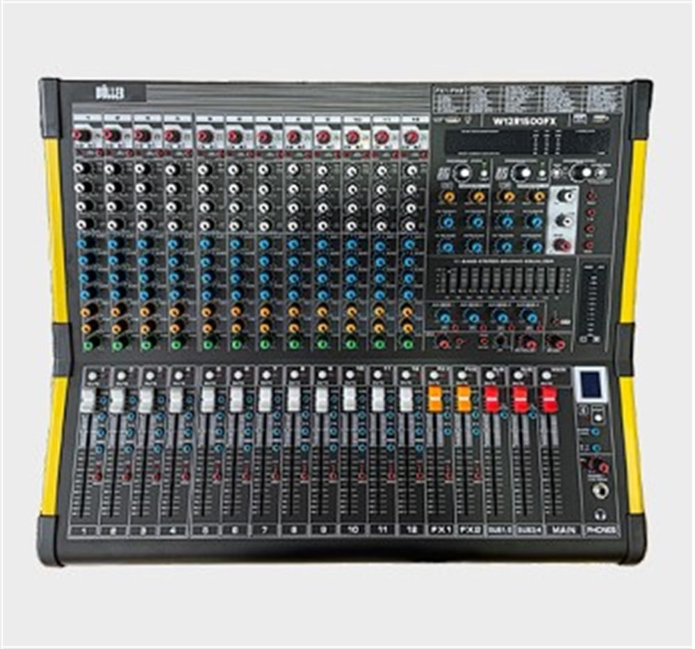 WÖLLER W12R1500FX 2X750 WATT 12 KANALLI POWER MİKSER