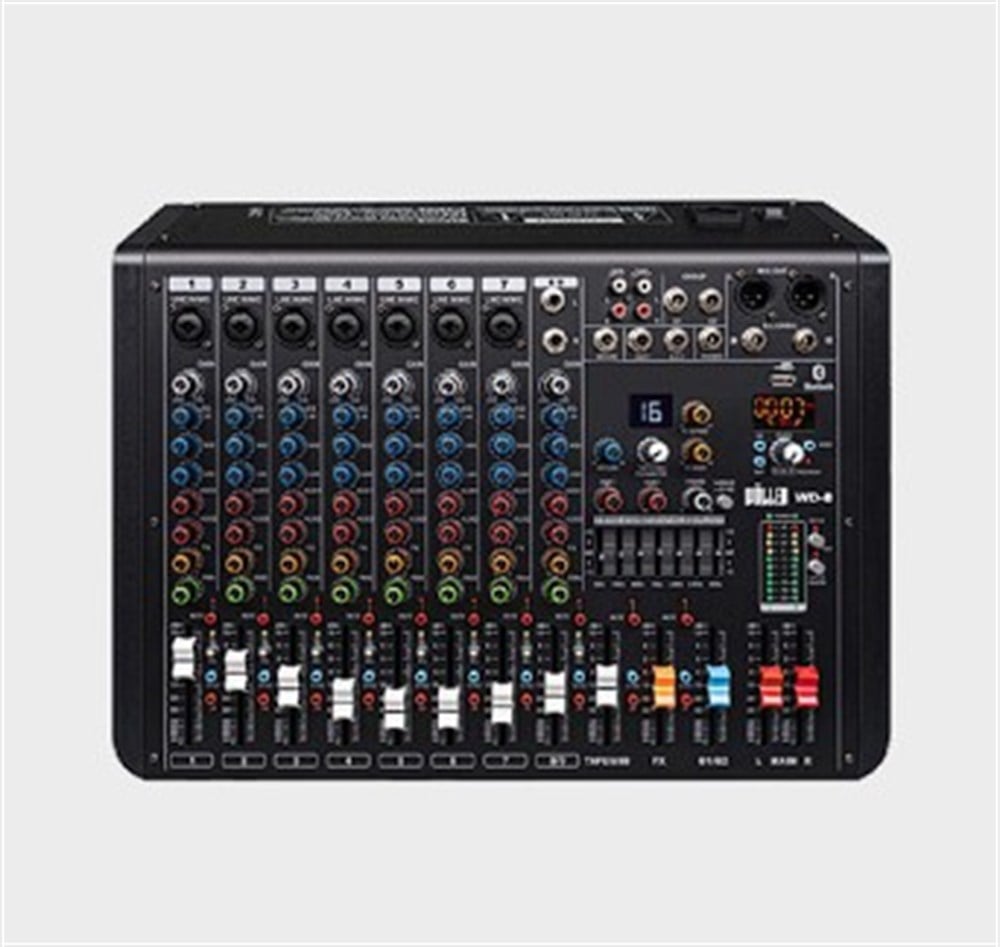 WÖLLER WD-8 7 MONO 1 STEREO GİRİŞ 8 KANALLI DECK MİKSER