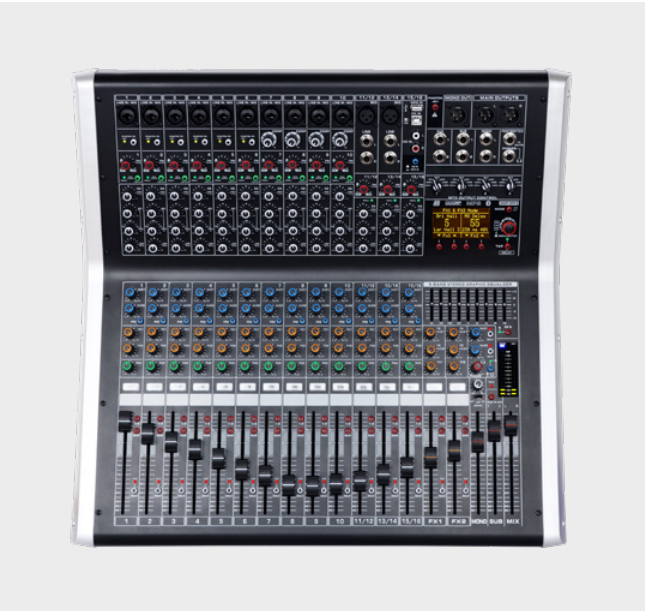 WÖLLER WPX-162PRO 16 KANALLI ÇİFT EFEKTLİ 2x1300 WATT POWER MİKSER