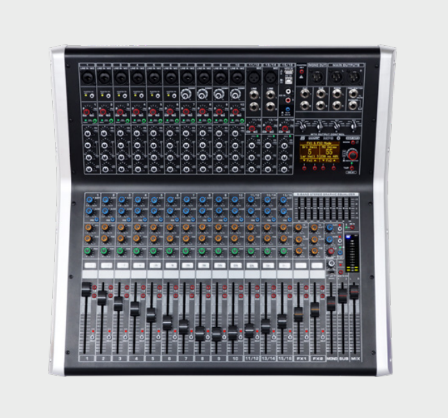 WÖLLER WPX-164PRO 16 KANALLI ÇİFT EFEKTLİ 4x1300 WATT POWER MİKSER
