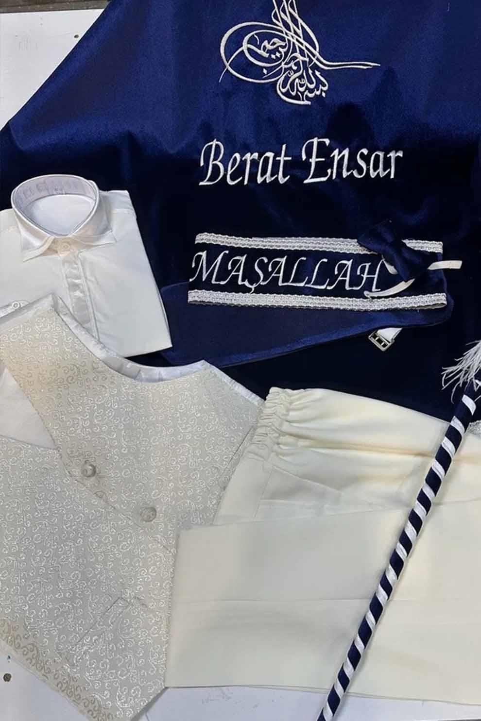 İsimli PelerinPelerin, İsim Nakışlı, Tuğralı, Kadife