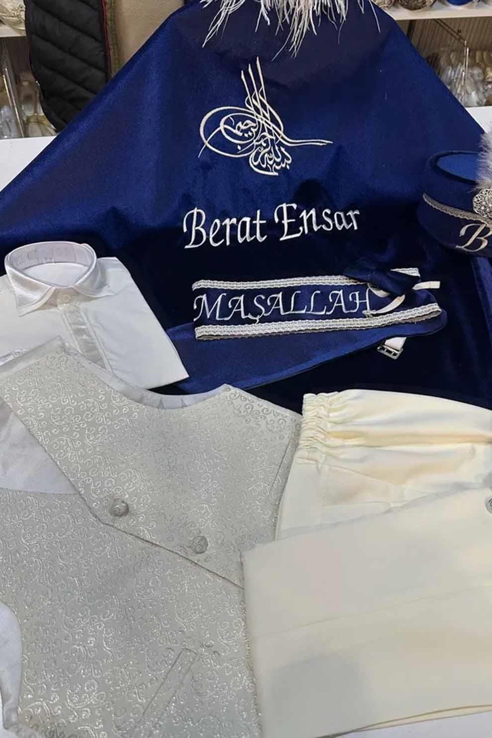 İsimli PelerinPelerin, İsim Nakışlı, Tuğralı, Kadife