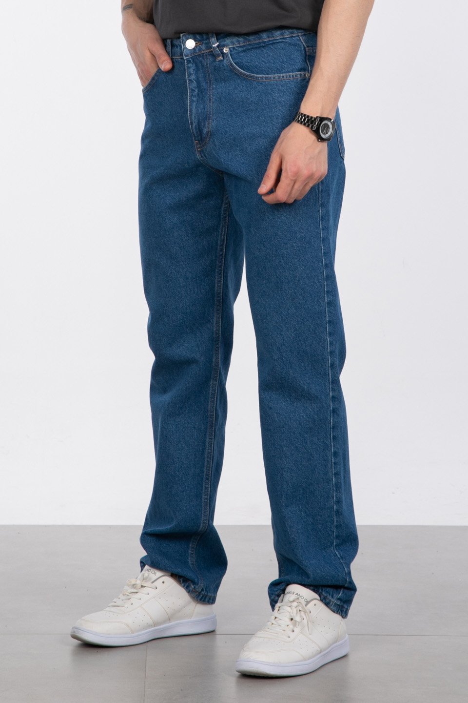 Baggy pantolon-1593 Mavi