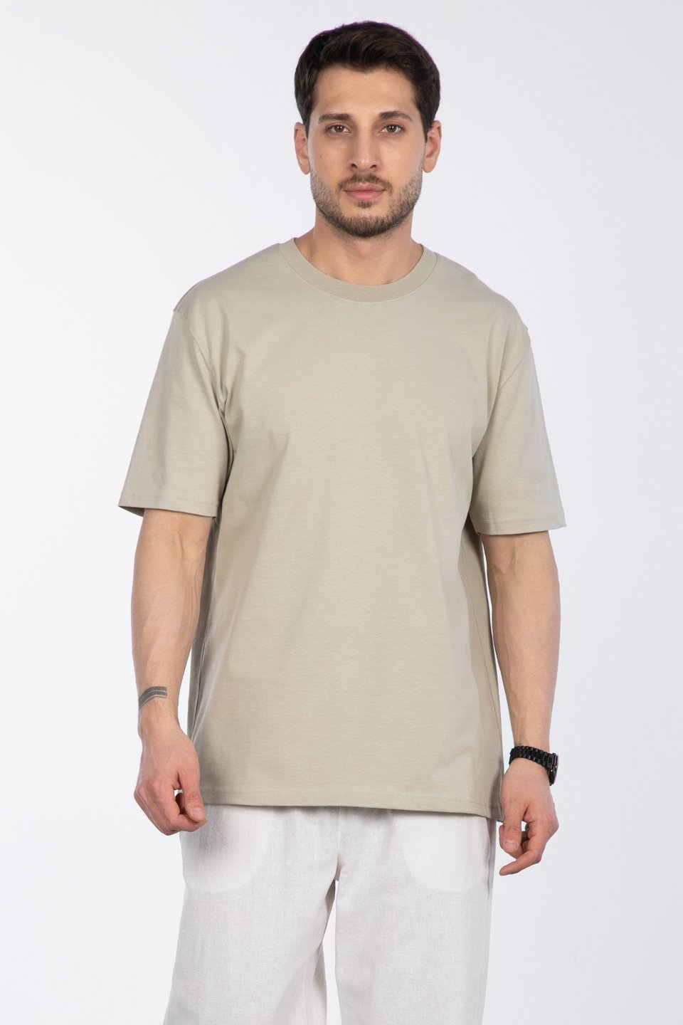 Basic T-Shirt - Taş