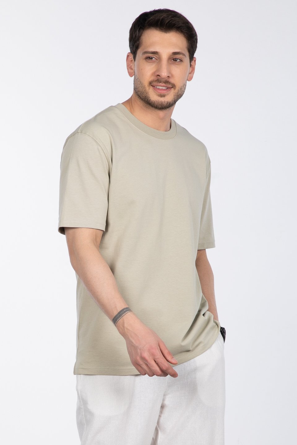 Basic T-Shirt - Taş