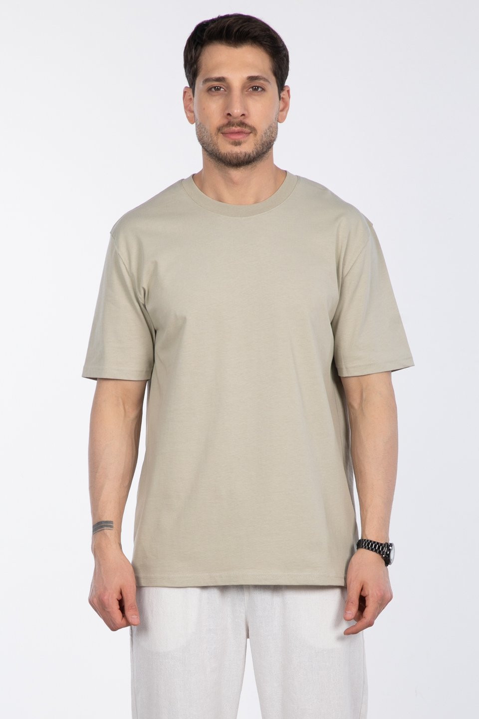 Basic T-Shirt - Taş
