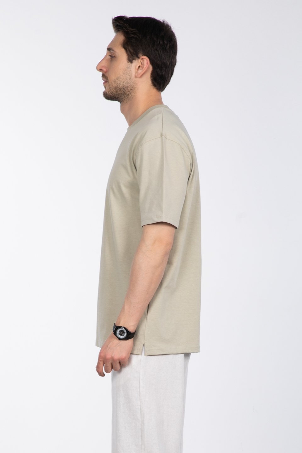 Basic T-Shirt - Taş