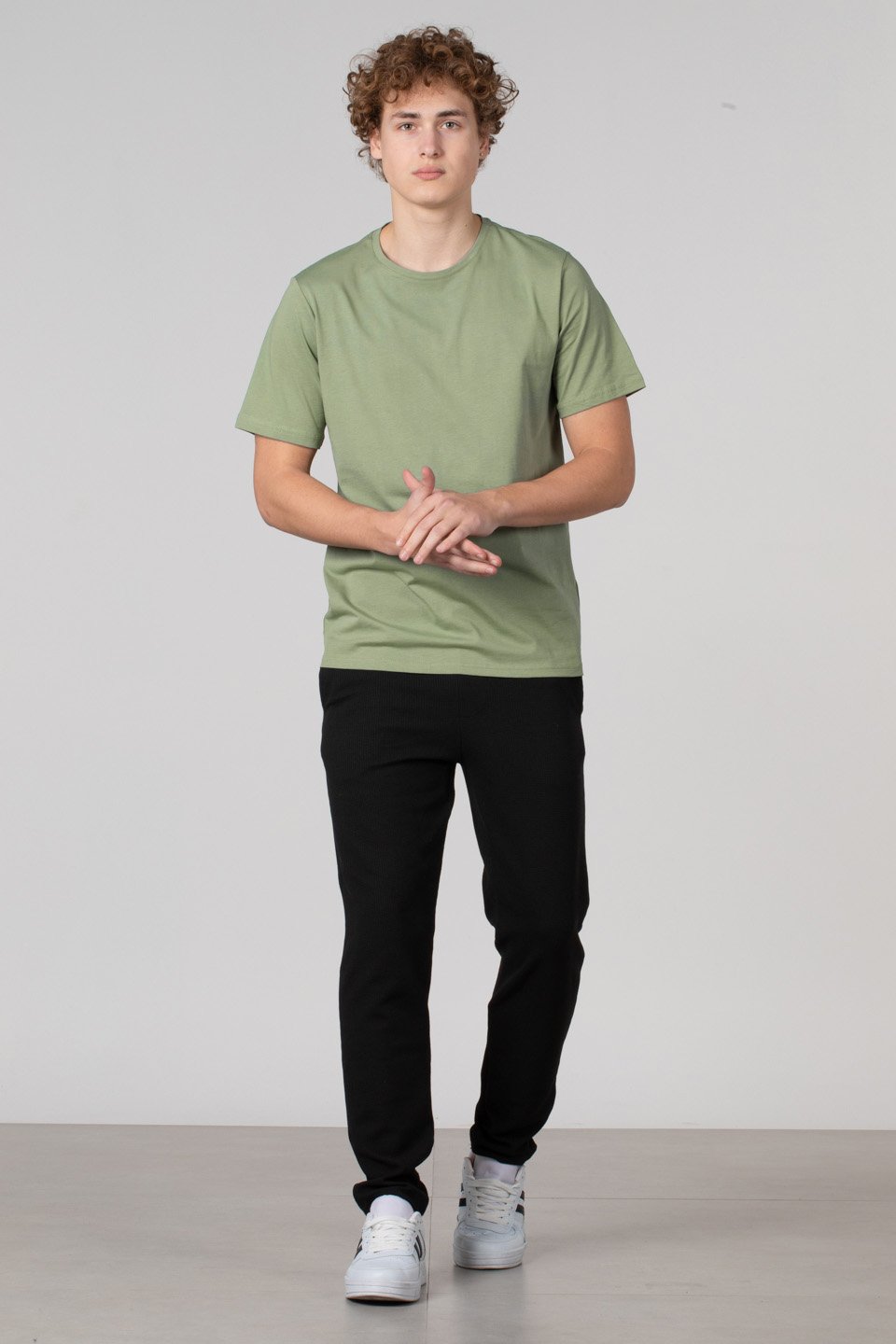 Bisiklet yaka regular fit t-shirt-2020 Elma