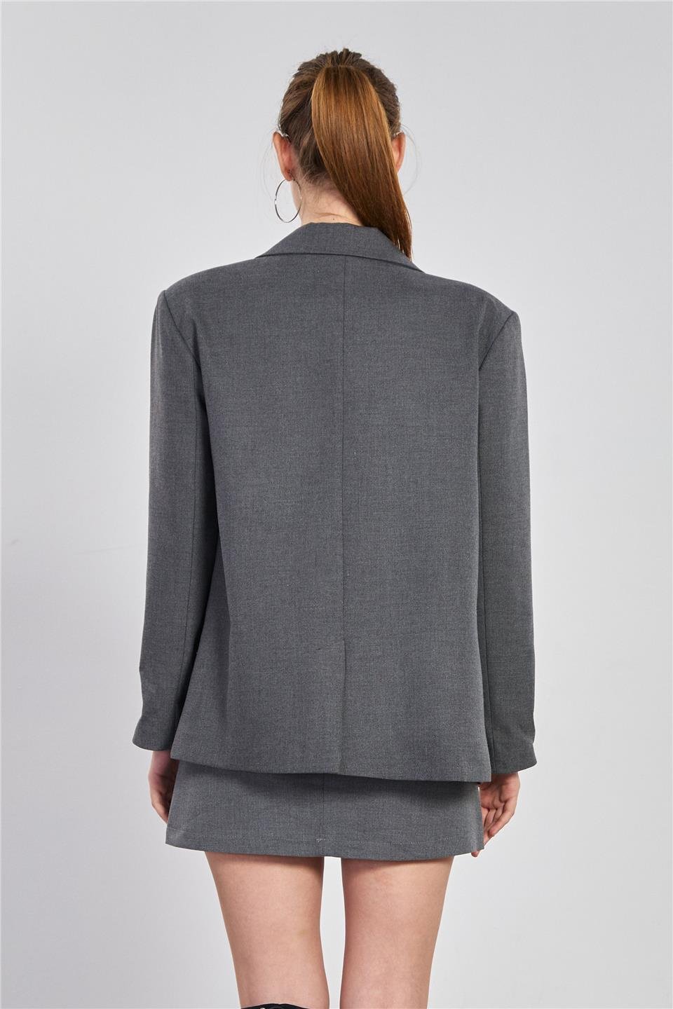 Blazer ceket PERRY-9281 Antrasit