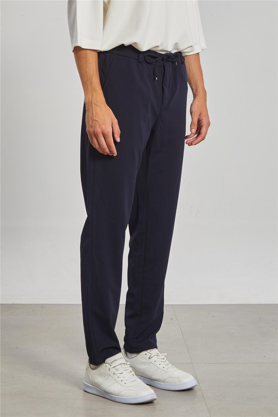 Erkek Fleto Cep Jogger Pantolon - Lacivert
