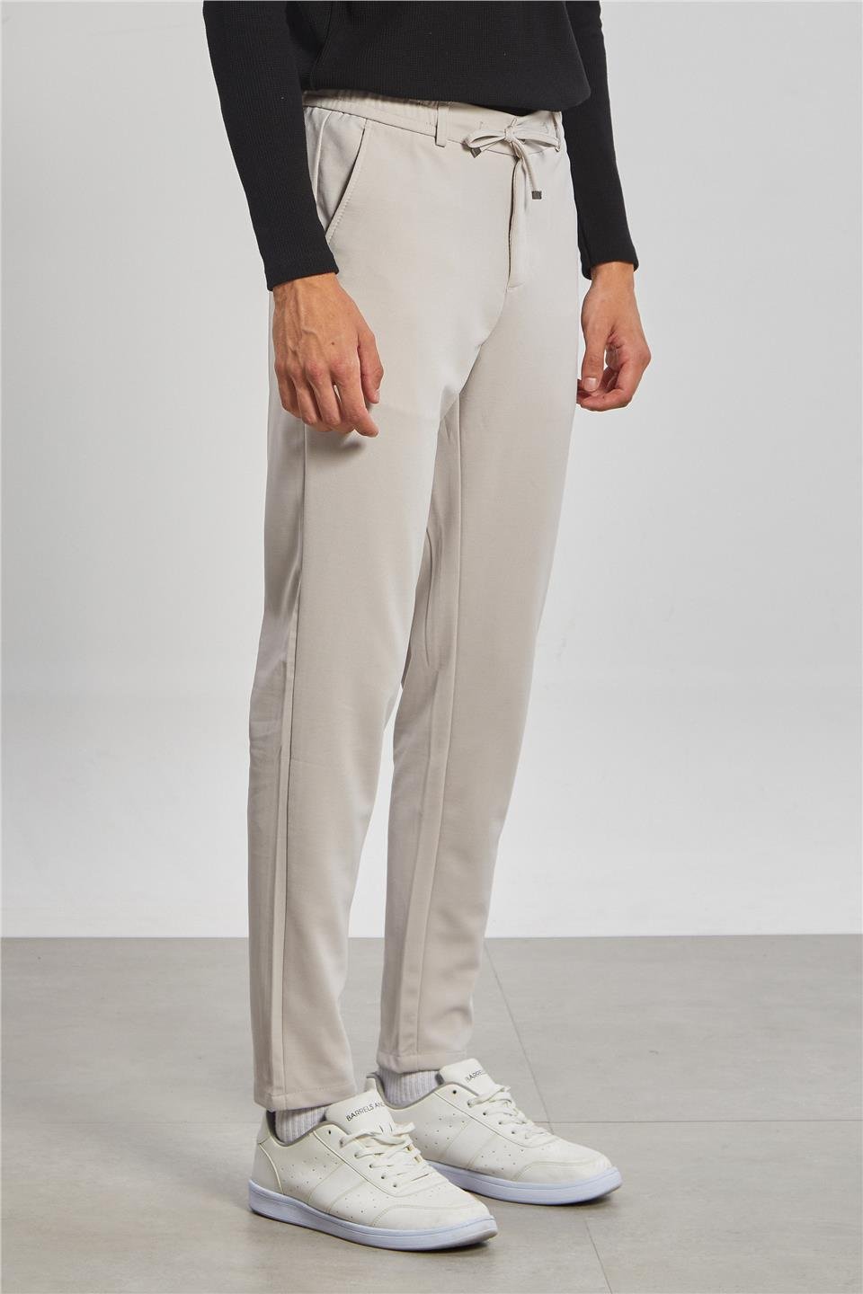 Fleto Cep Jogger Pantolon-Taş Rengi