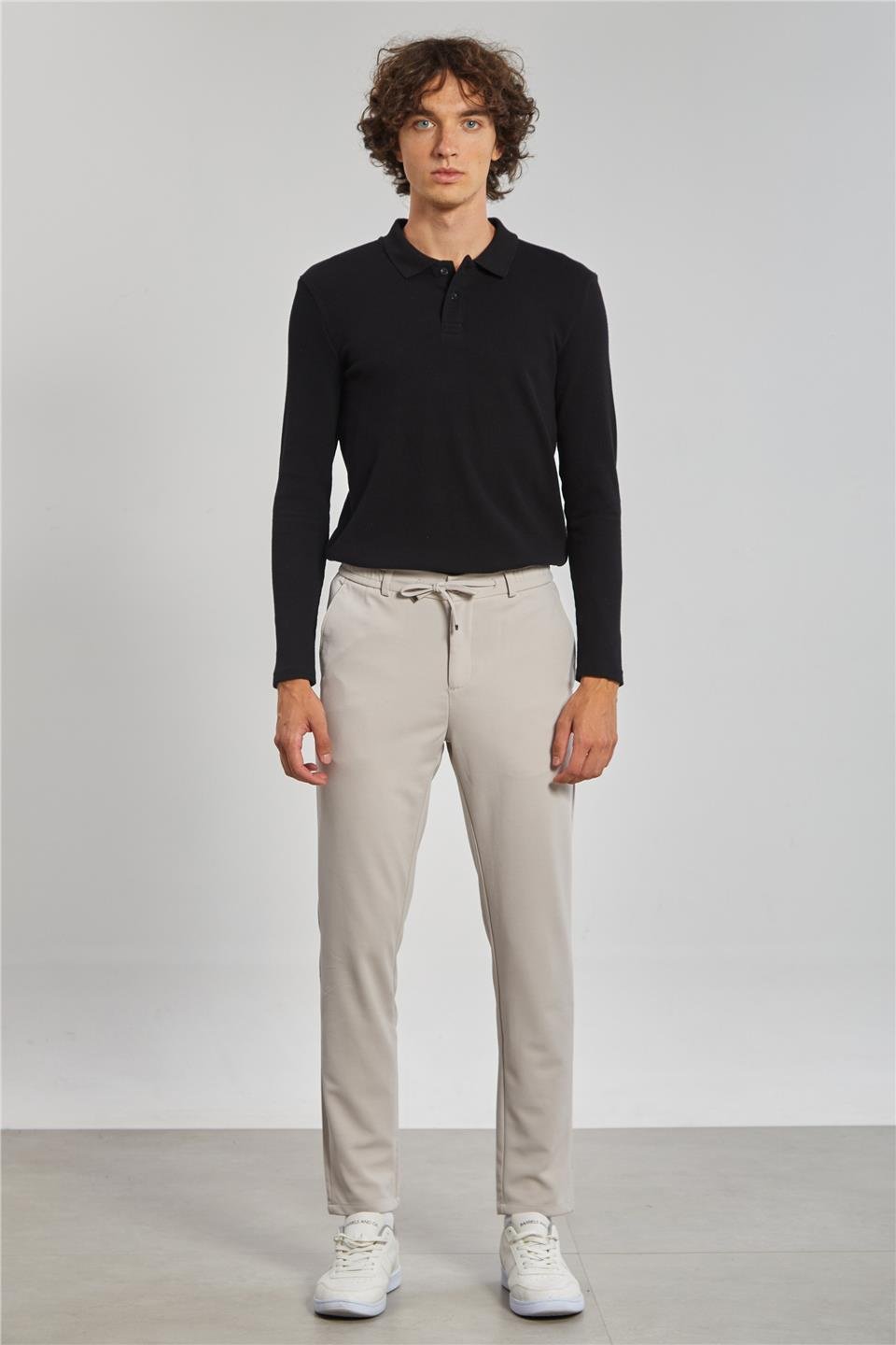 Fleto Cep Jogger Pantolon-Taş Rengi