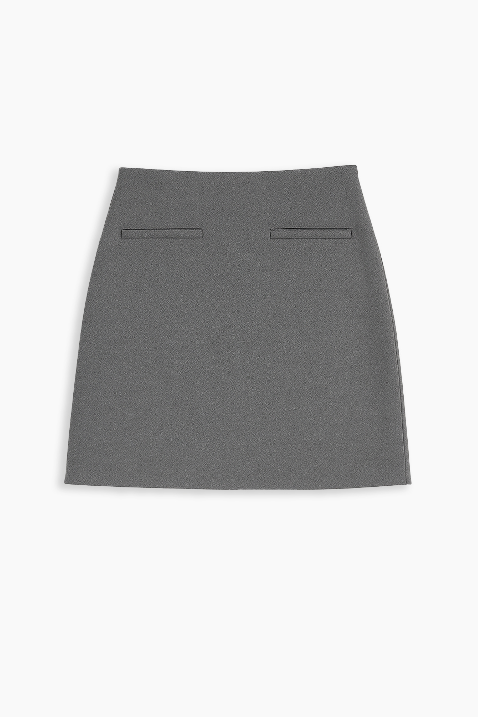 Kadın Fleto Cep Mini Etek - Okul Gri