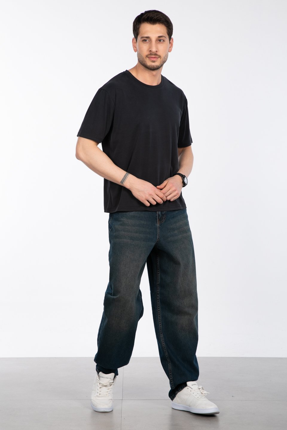 Modal t-shirt-2924 Antrasit