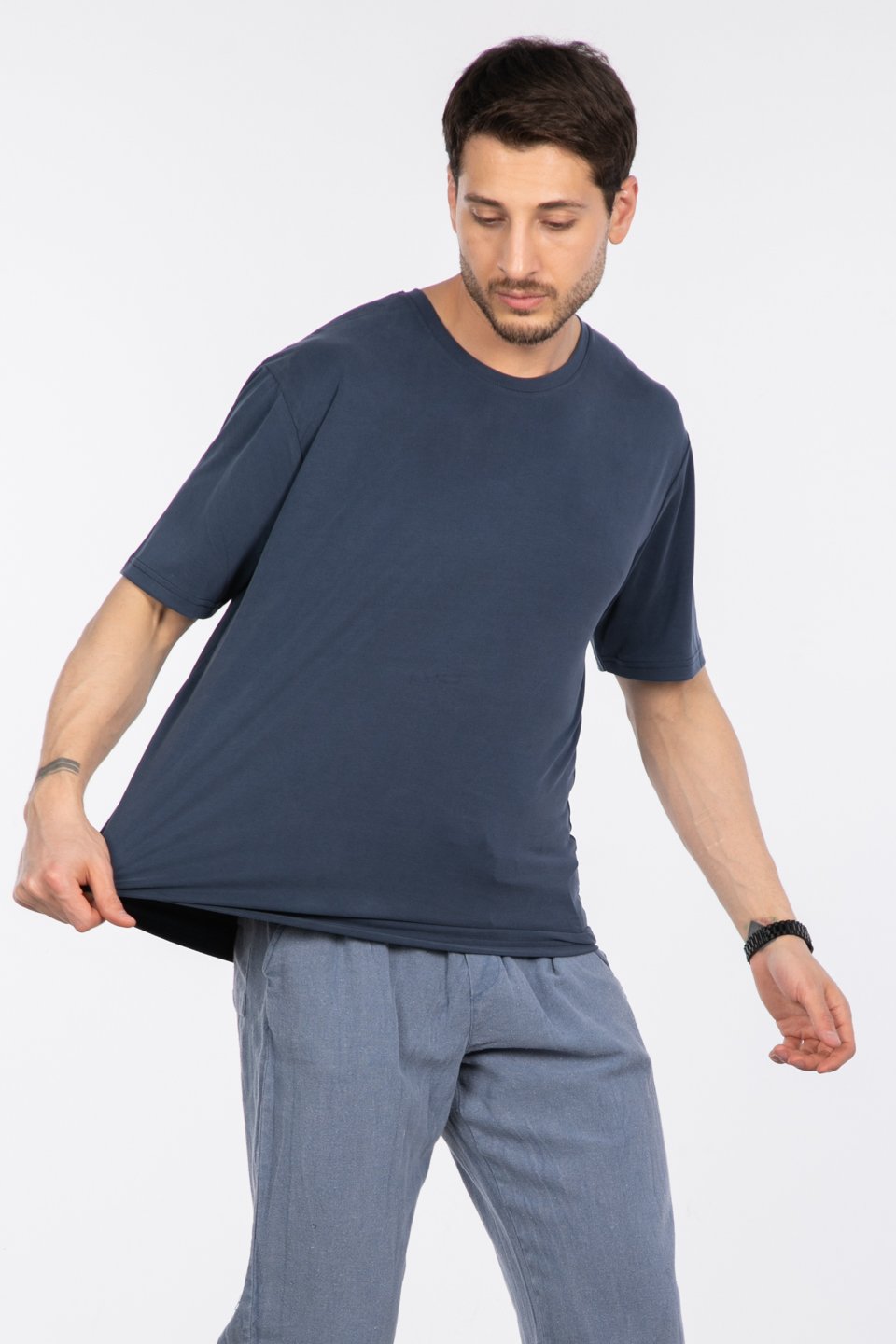 Modal t-shirt-2924 K.Mavi