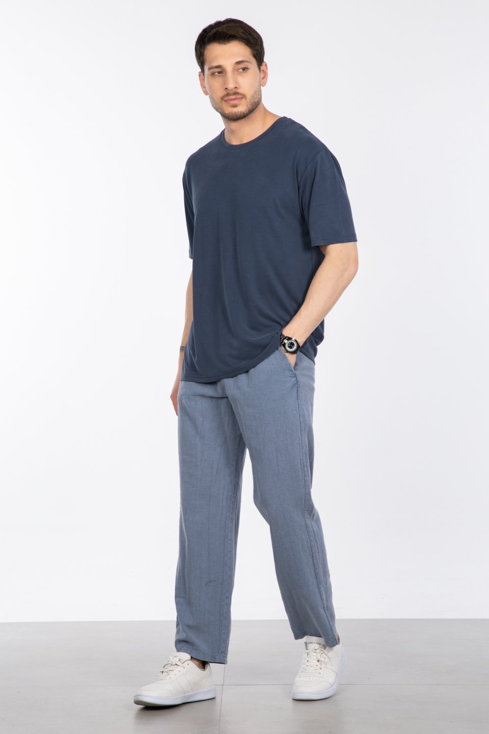 Modal t-shirt-2924 K.Mavi