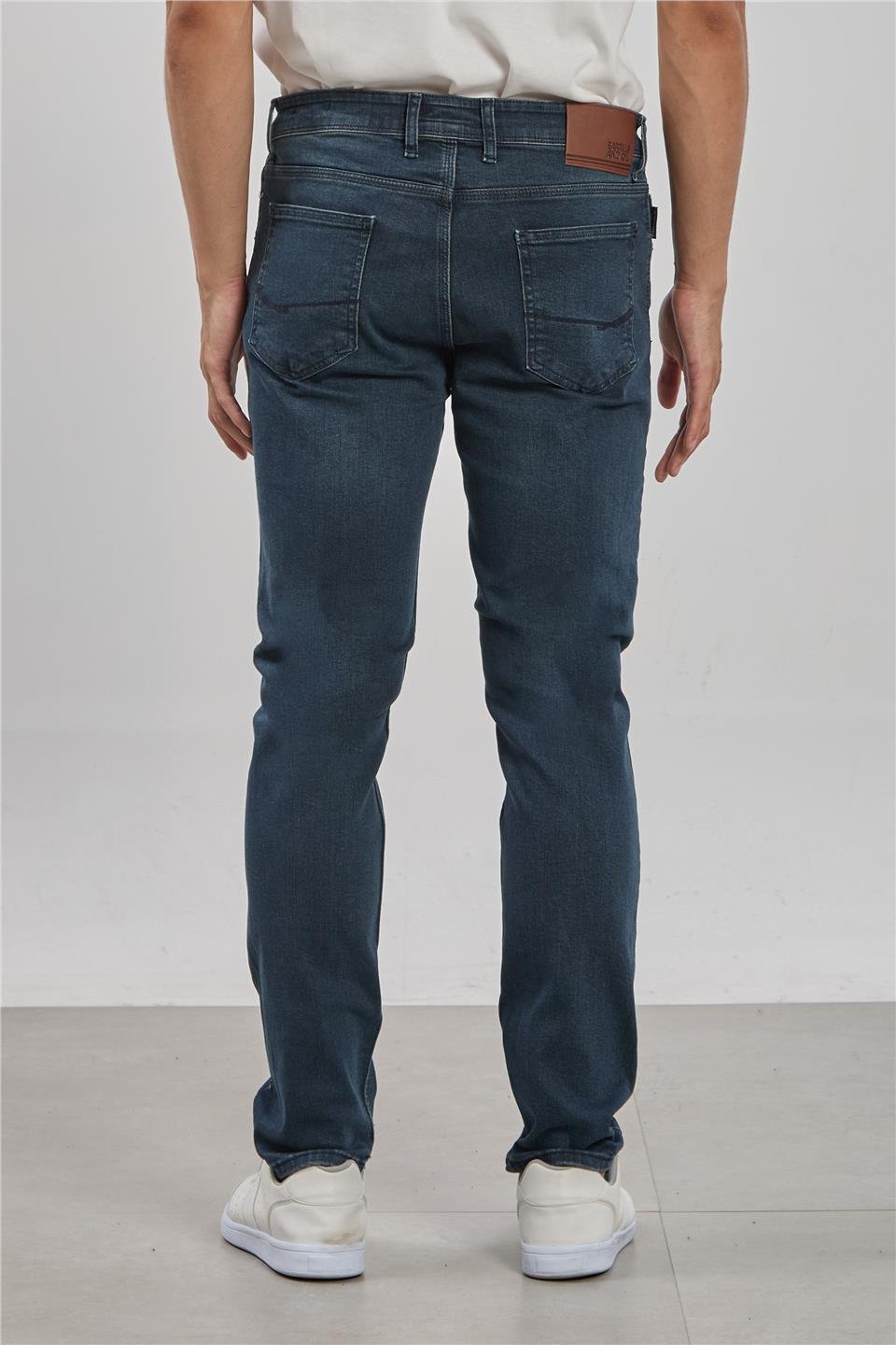 PABLO-Regular fit pantolon-5141 Kahve