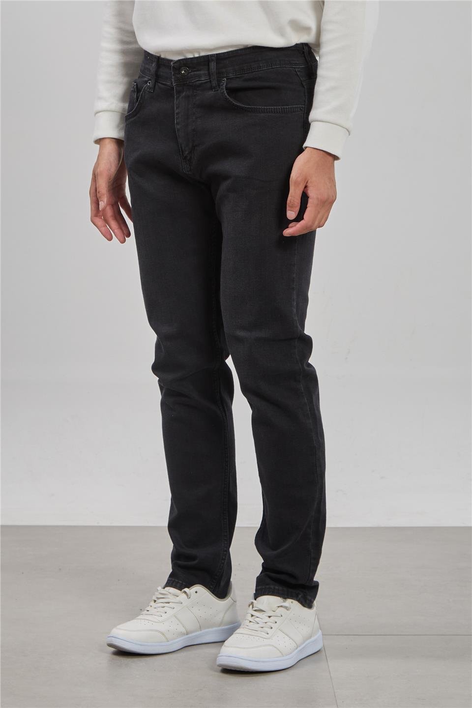 PABLO-Regular fit pantolon-5141 Siyah