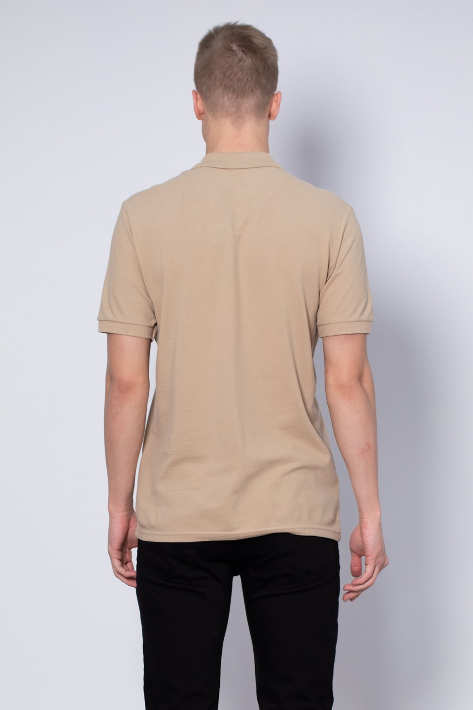 Polo yaka pike t-shirt-2127 Vizon