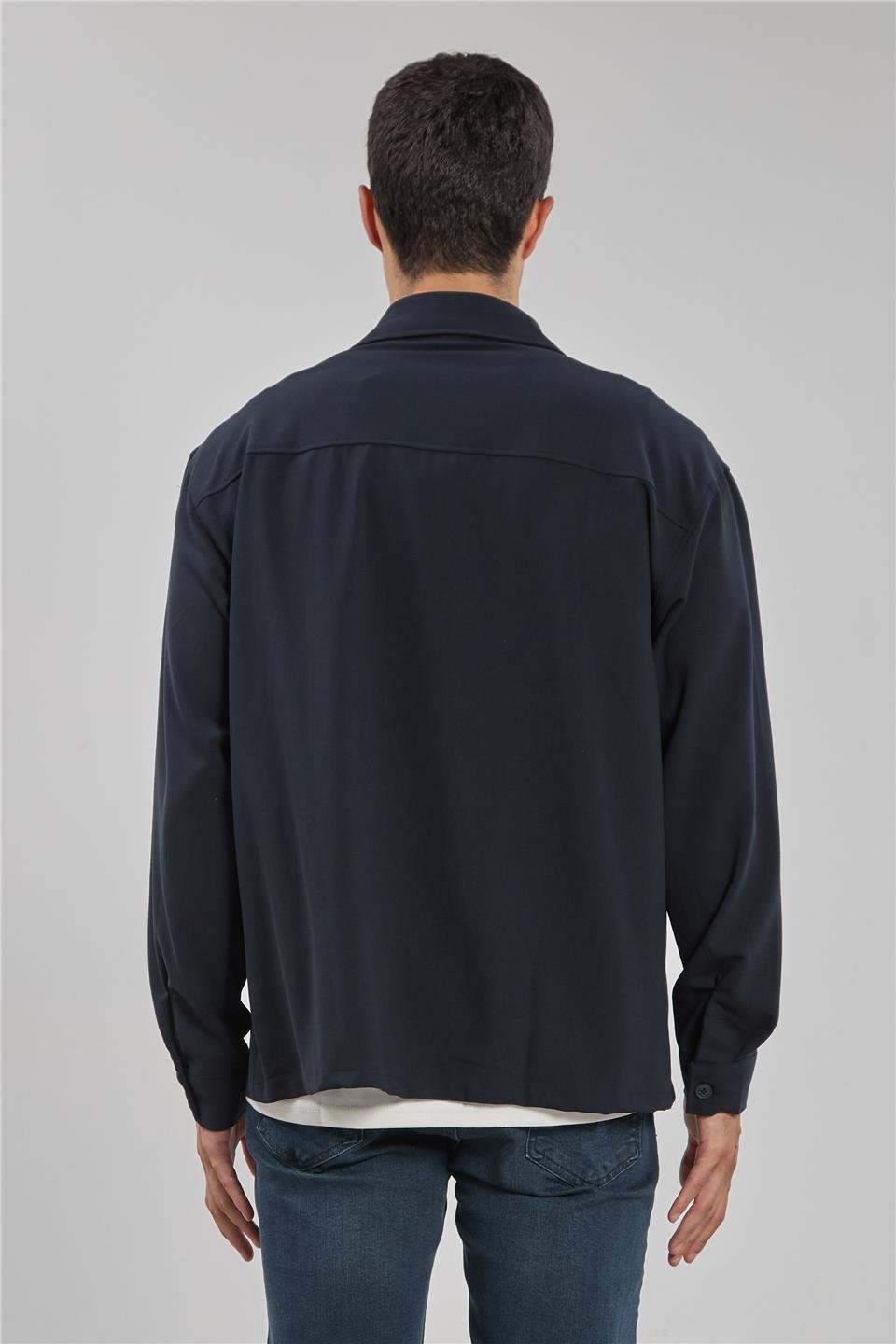 Regular fit gömlek-1190 Lacivert