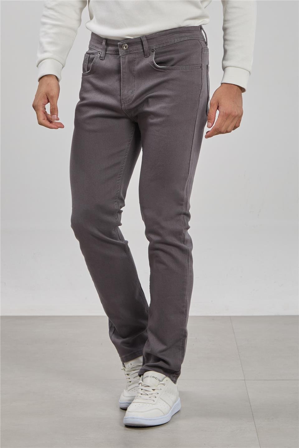 Vegas regular fit pantolon-2972 Gri