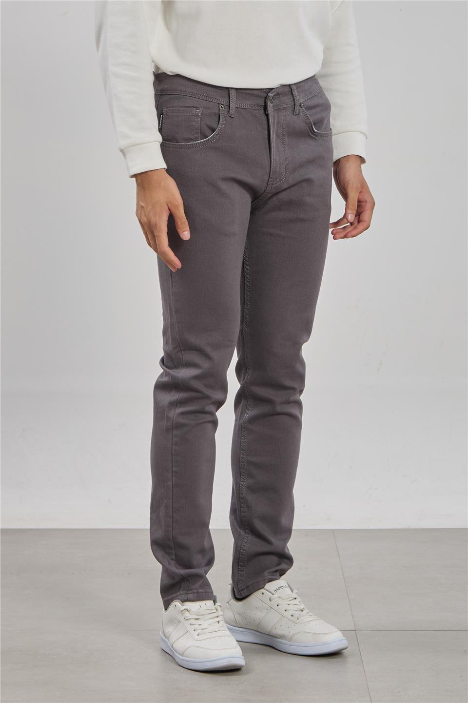 Vegas regular fit pantolon-2972 Gri