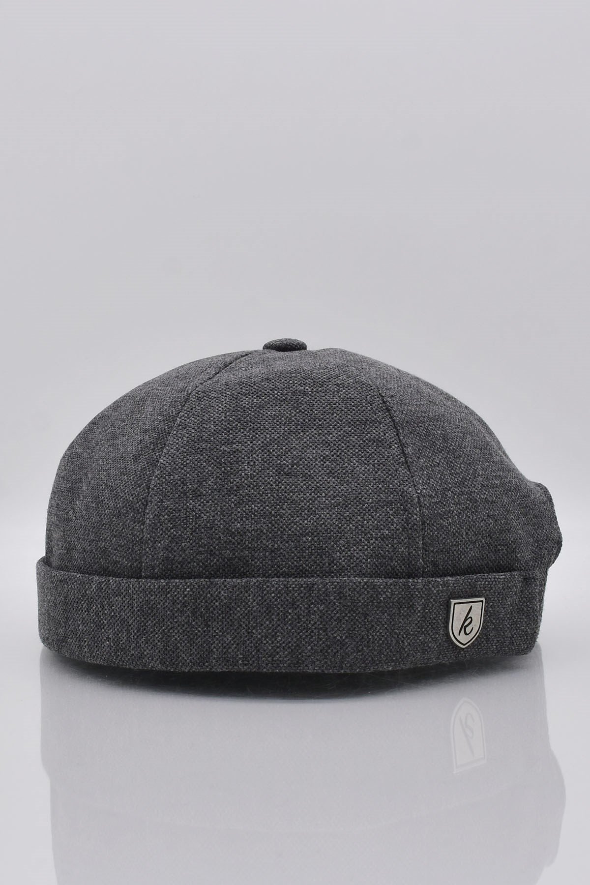 Erkek Hipster Premium Cap Antrasit Docker ŞapkaKLH7201