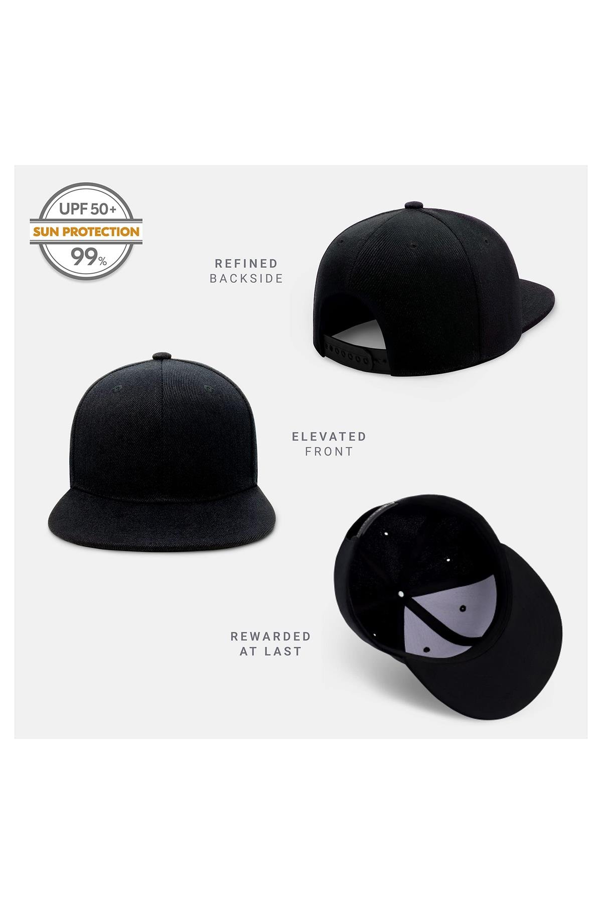 Külah Basic Street Snapback Hiphop Cap Sarı Şapka KLH7370