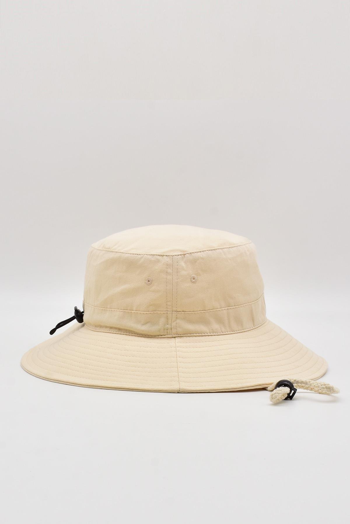 Külah Bej Outdoor Şapka İpli Bucket Safari Şapkası KLH7359