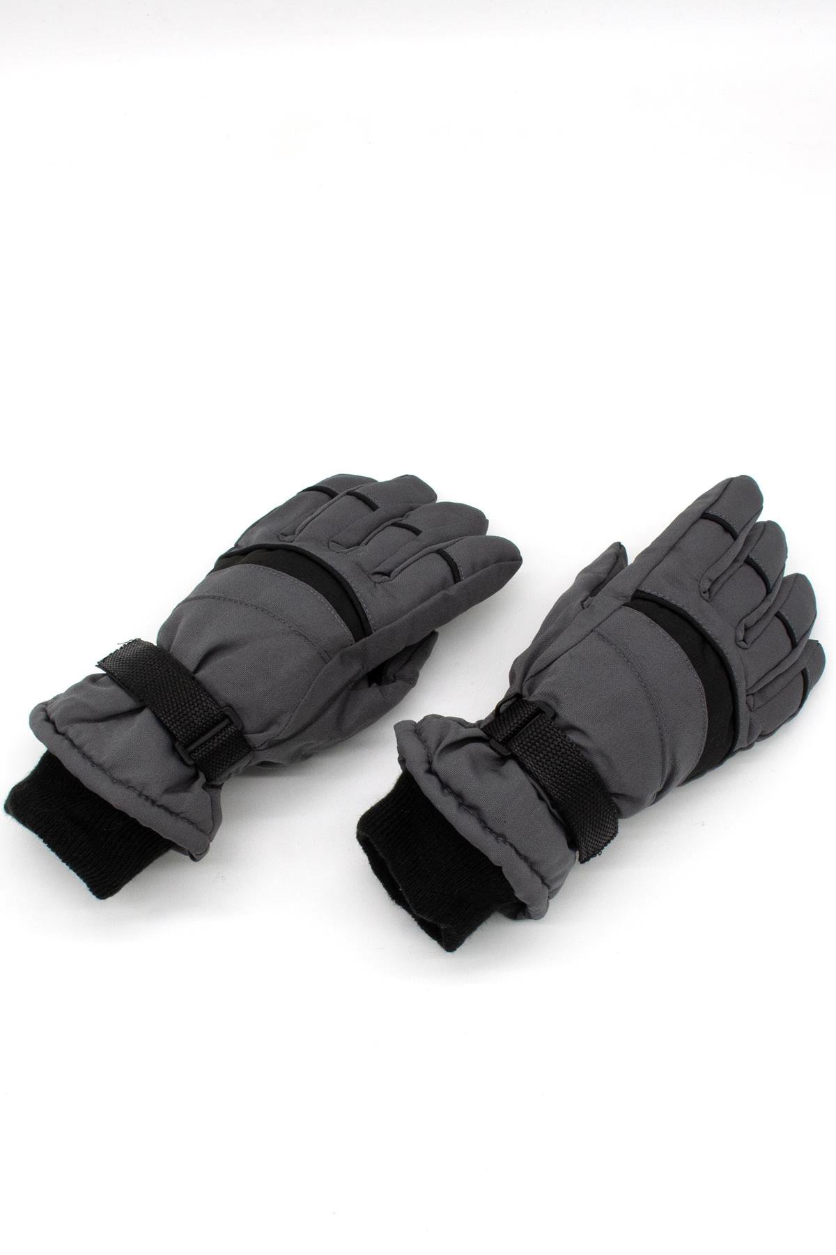 Külah Çocuk İçi Polar Gri Kayak-Kar Eldiveni KLH6884