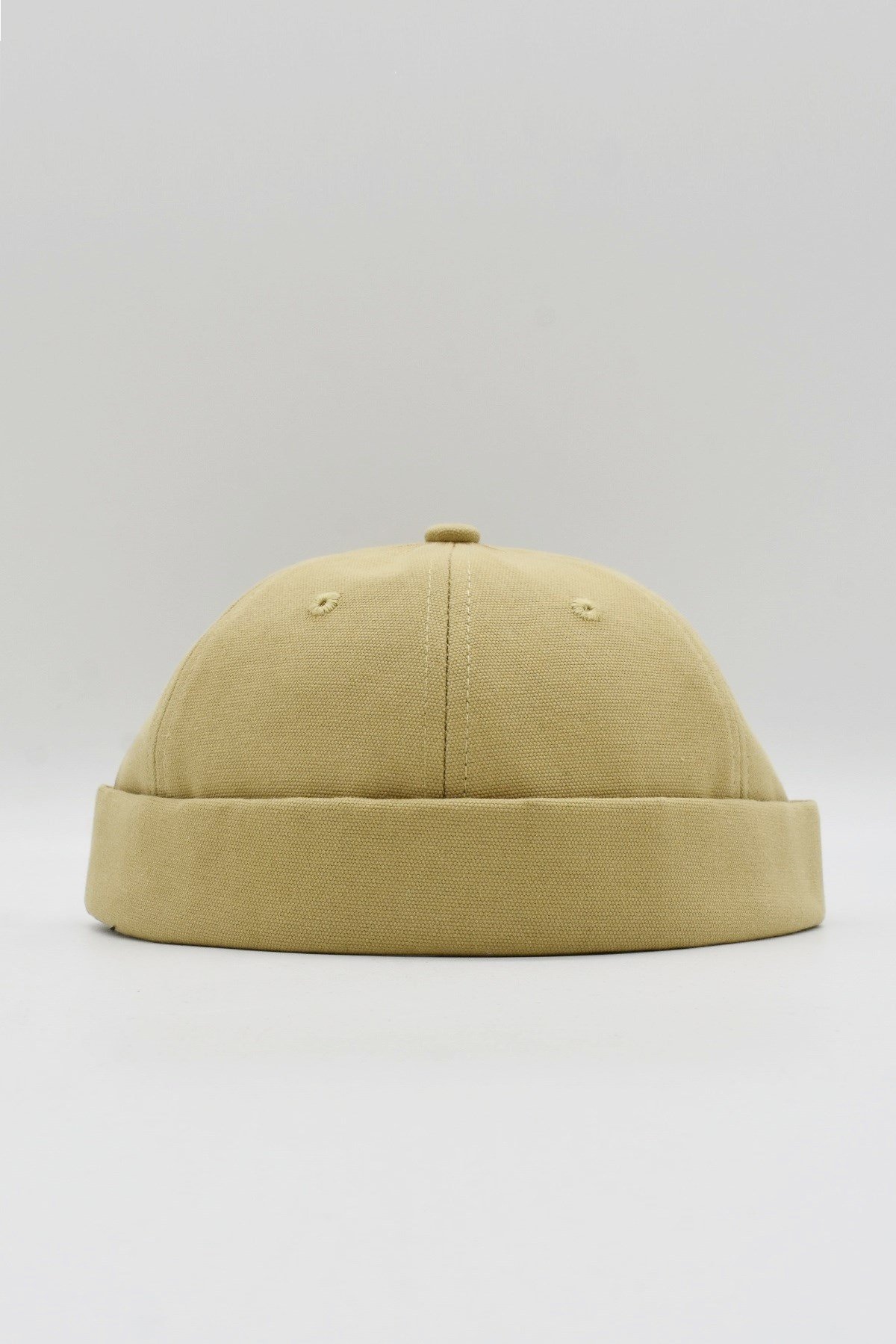 Külah Erkek Deri Bantlı Hipster Cap Camel Docker Şapka KLH7201