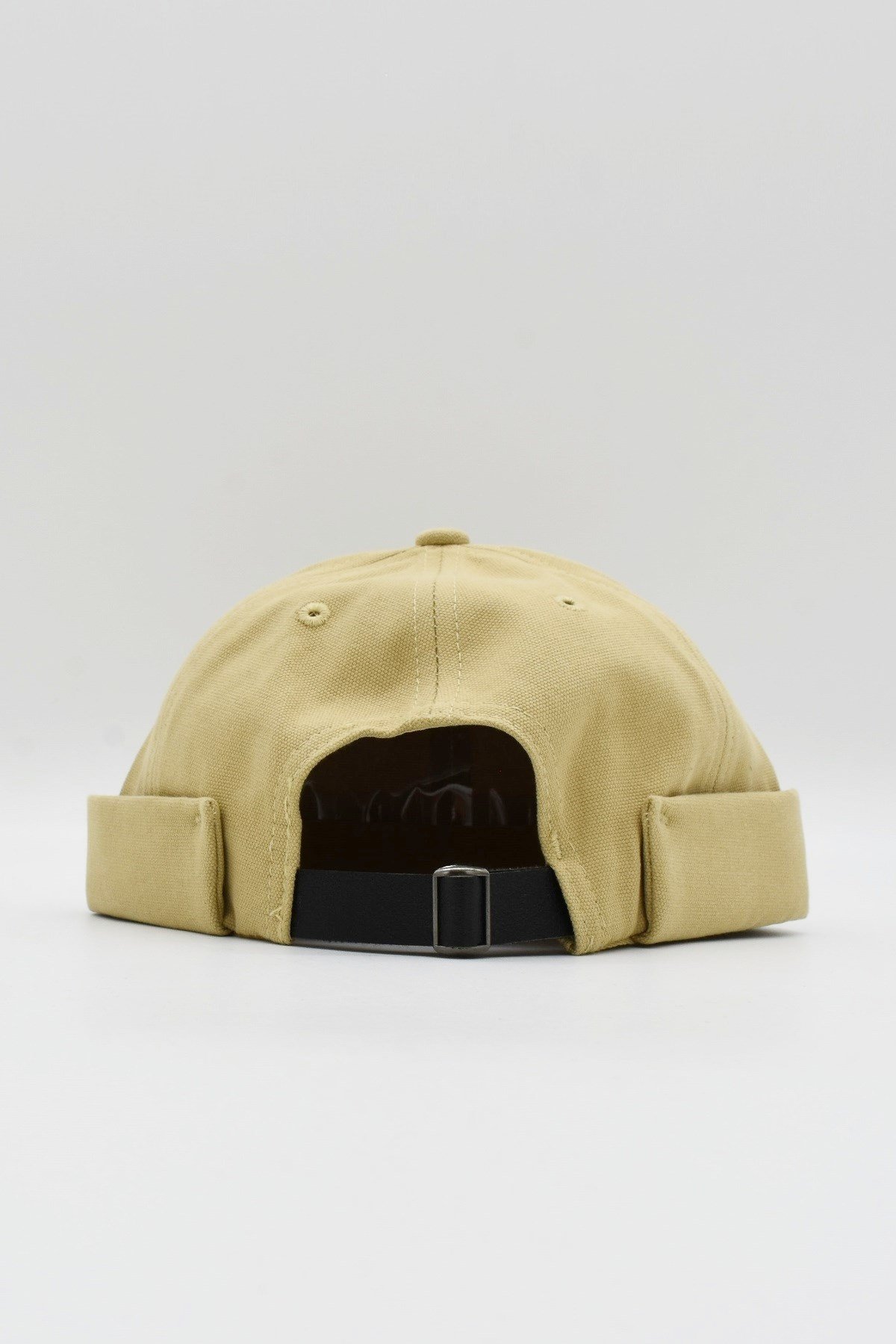 Külah Erkek Deri Bantlı Hipster Cap Camel Docker Şapka KLH7201