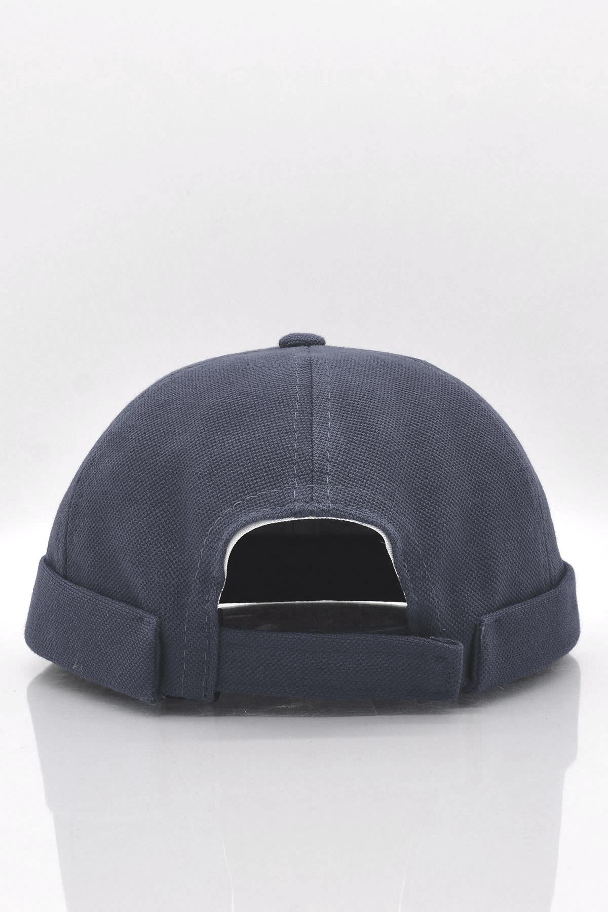 Külah Erkek Hipster Premium Cap Koyu Gri Docker Şapka KLH7201