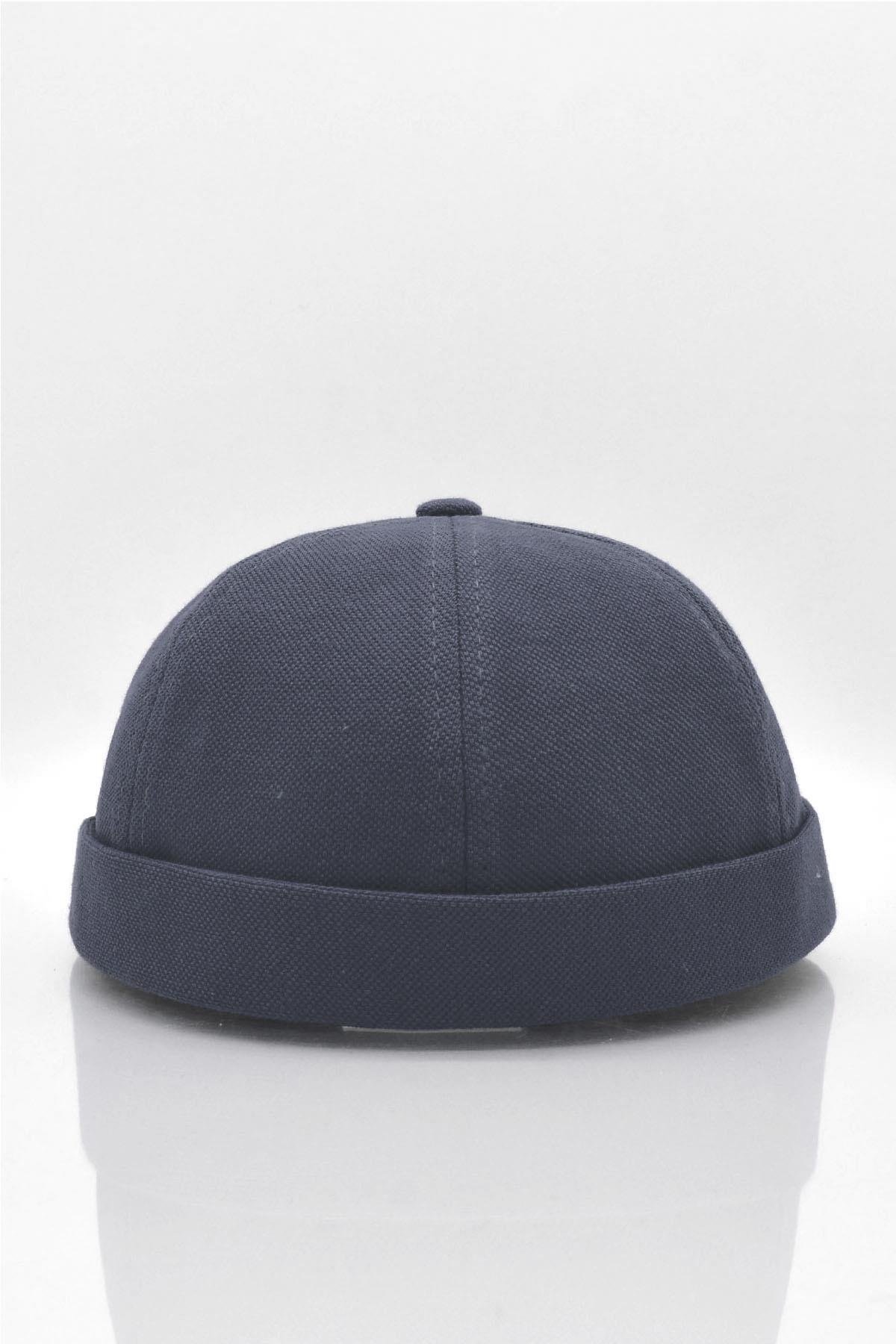 Külah Erkek Hipster Premium Cap Koyu Gri Docker Şapka KLH7201