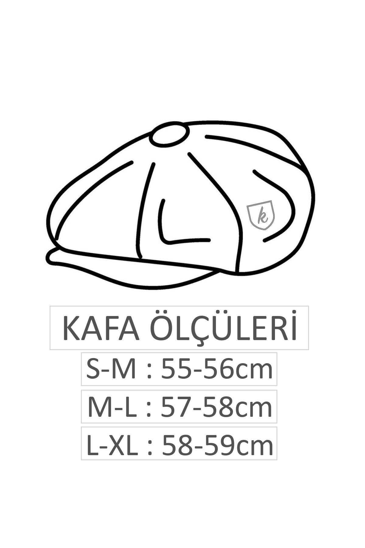 Külah Erkek Kışlık Kasket Premium Kulaklı Yün Driver Şapka KLH7453