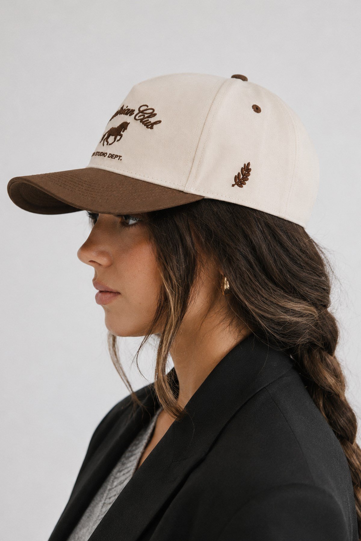 Külah KLH Studio Dept. Equestrian Club Kontrast Siperli Şapka | Unisex - Ayarlanabilir KLH7600