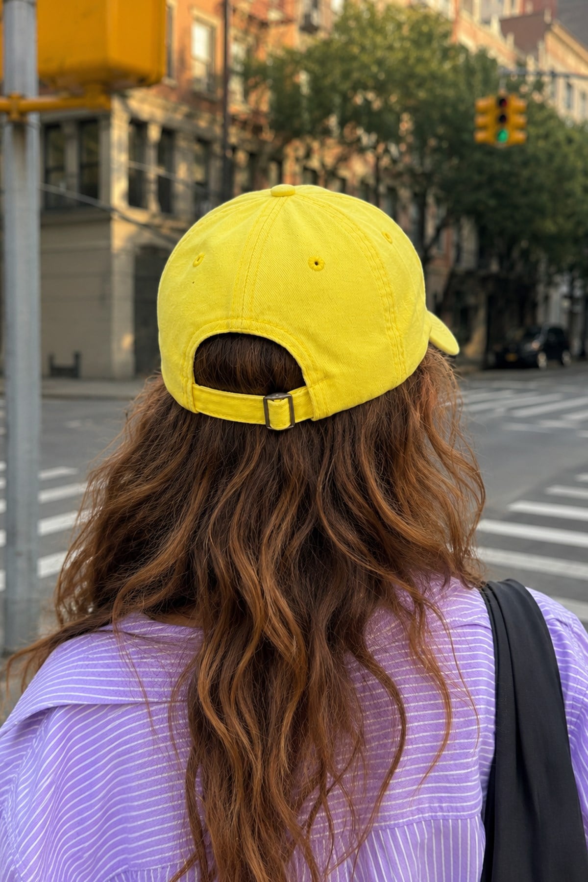 Külah Limoncello Nakışlı Denim-Eskitme Sarı Şapka - Limited Edition KLH7592