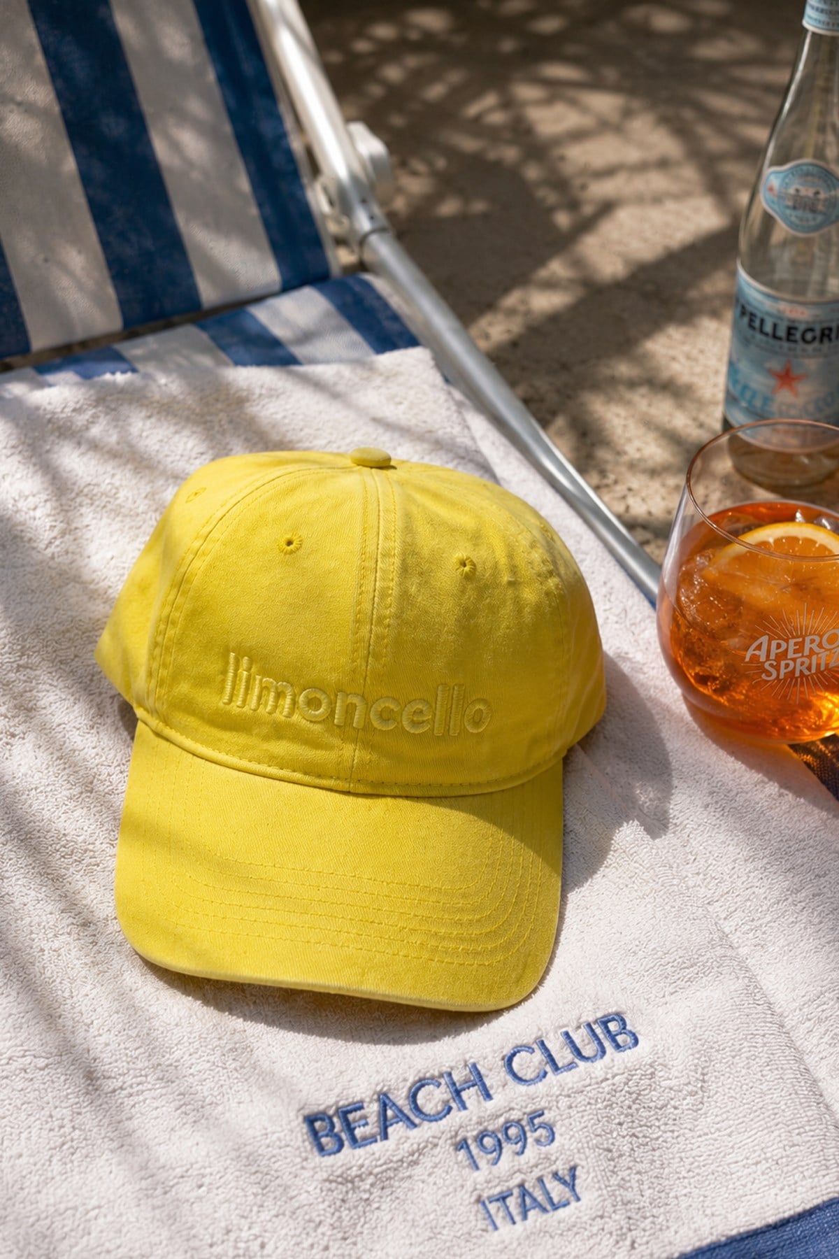 Külah Limoncello Nakışlı Eskitme Sarı Şapka - Limited Edition KLH7592