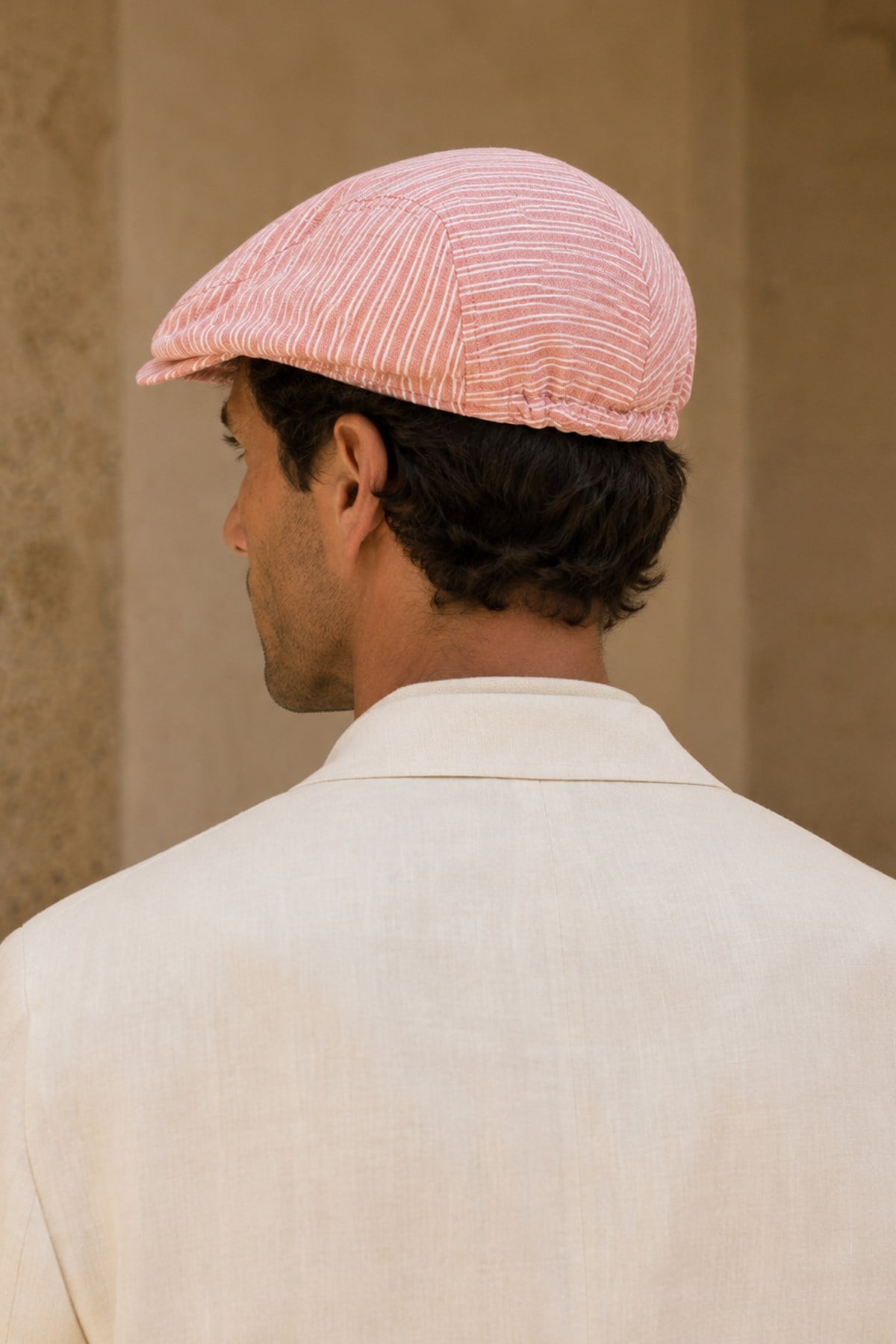 Külah Riviera Rosé Keten Dokulu Slim Fit Kasket – Flat Cap | Riviera Collection KLH7598