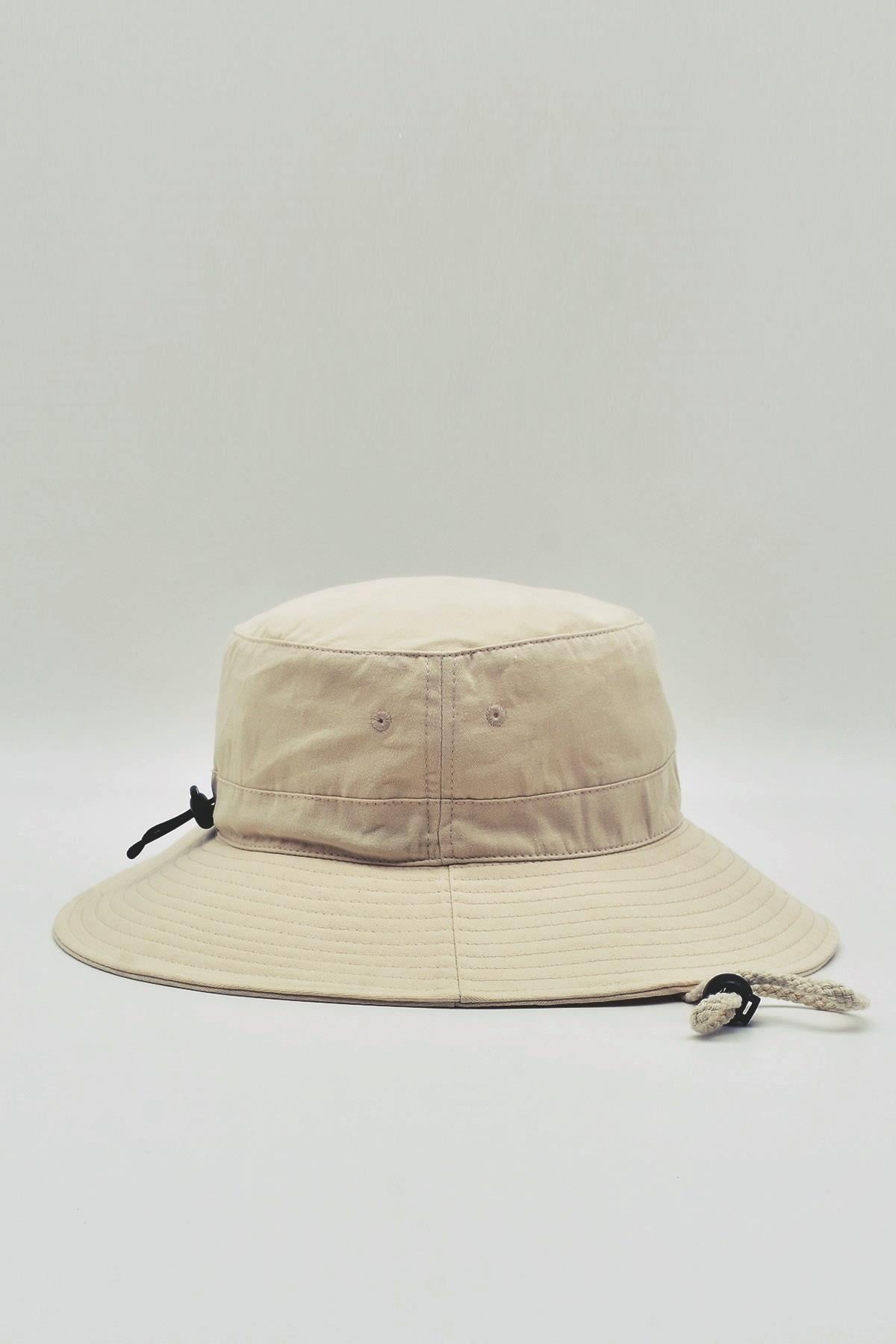 Külah Vizon Outdoor Şapka İpli Bucket Safari Şapkası KLH7359