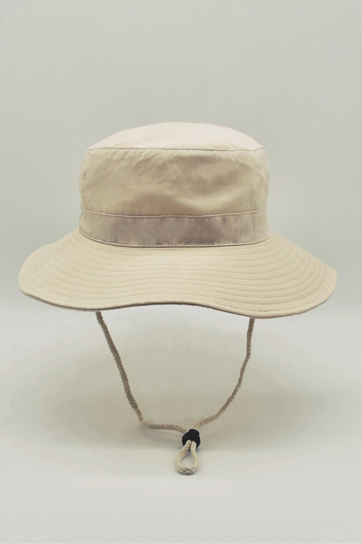 Külah Vizon Outdoor Şapka İpli Bucket Safari Şapkası KLH7359