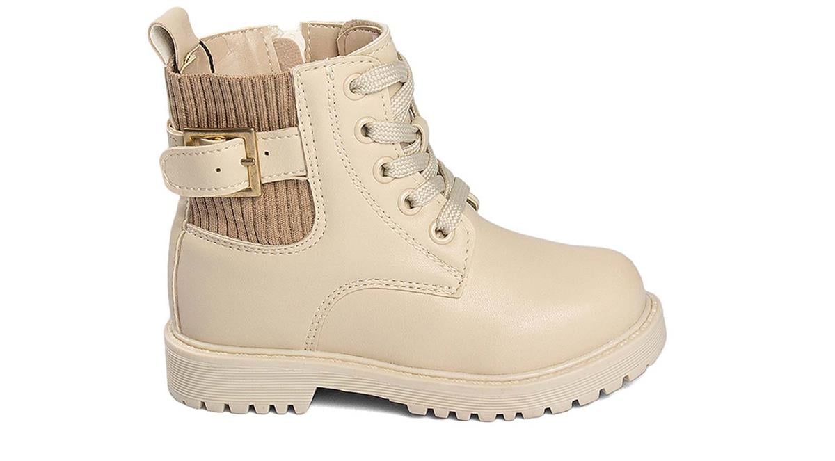 Toptan Bot Ayakkabı Toptan POLACT PO 24030 P   26-30   BEJ - Dumanlar Ayakkabı Dumanlar