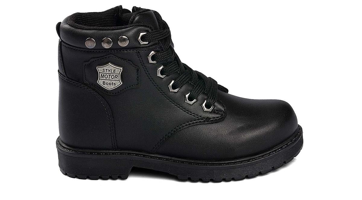 Toptan Bot Ayakkabı Toptan POLACT PO 24050 F   31-35   SİYAH - Dumanlar Ayakkabı Dumanlar